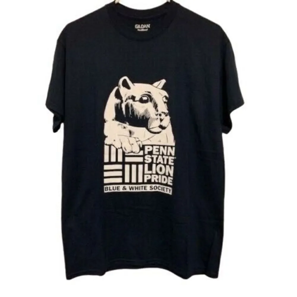 Penn State Lions Pride Blue & White Society Size Medium T-Shirt